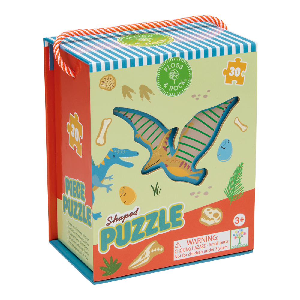 Floss & Rock - Puslespil i Facon 30 stk. - Dino