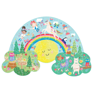 Floss & Rock - Puslespil i Facon 60 stk. - Rainbow Fairy