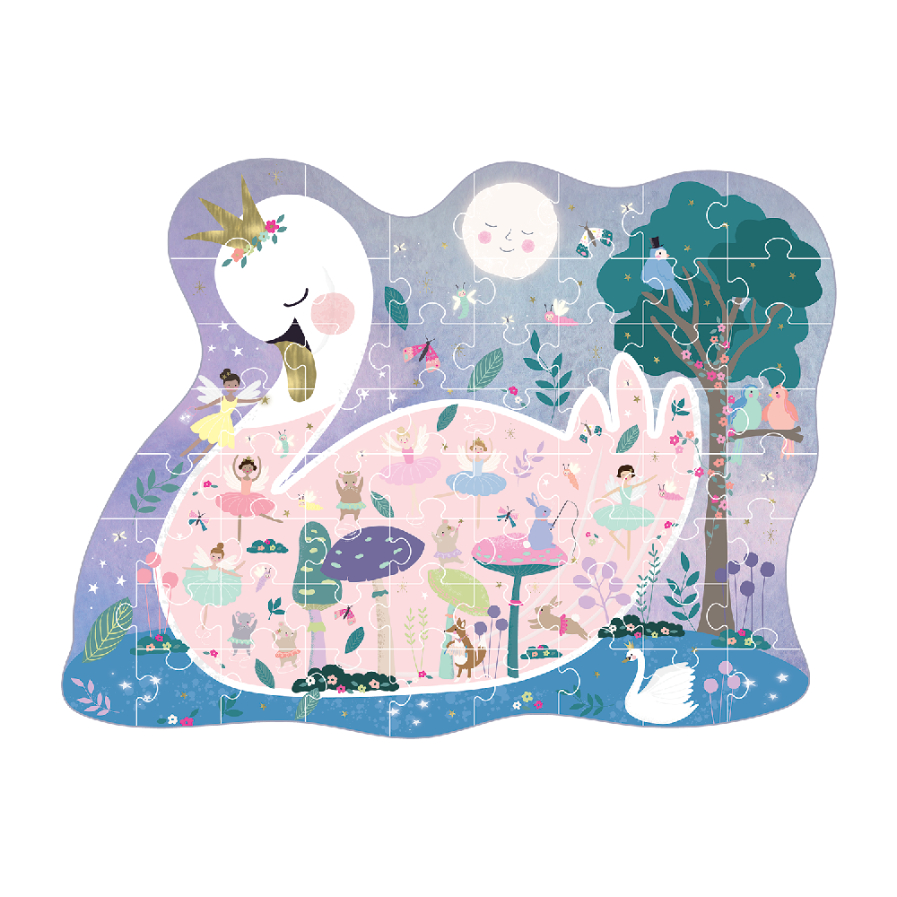 Floss & Rock - Puslespil i Facon 60 stk. - Enchanted