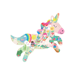 Floss & Rock - Puslespil i Facon 120 stk. - Rainbow Fairy
