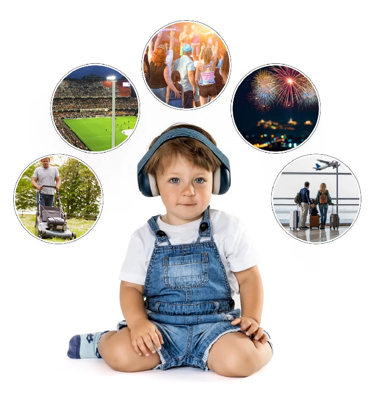 Høreværn til Baby - Blå