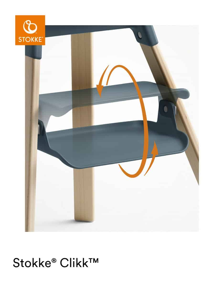 Stokke® Clikk™ højstol - Fjord Blue