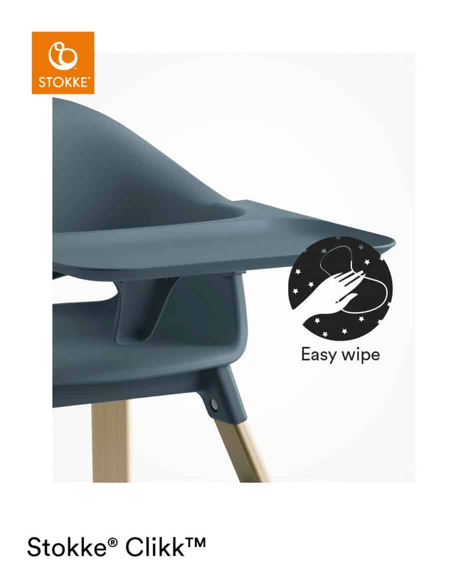 Stokke® Clikk™ højstol - Fjord Blue