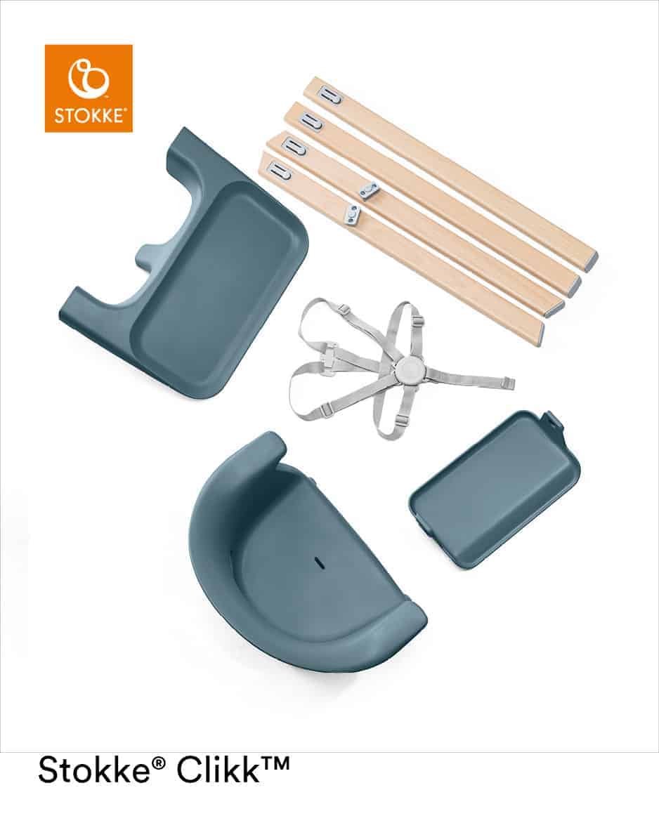 Stokke® Clikk™ højstol - Fjord Blue