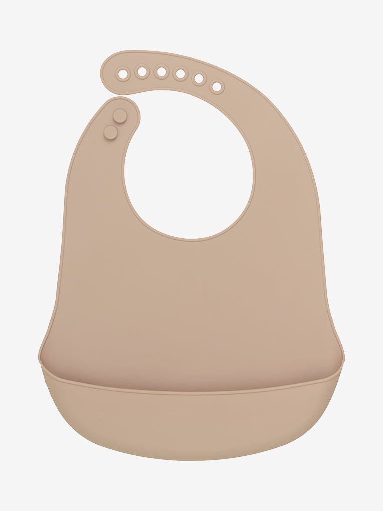 CeLaVi Silikone hagesmæk 2-pak - Warm Taupe