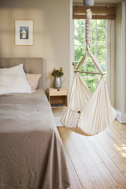 Membantu Basic slyngevugge økologisk bomuld - beige