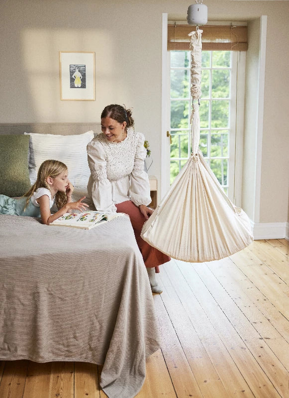 Membantu Basic slyngevugge økologisk bomuld - beige