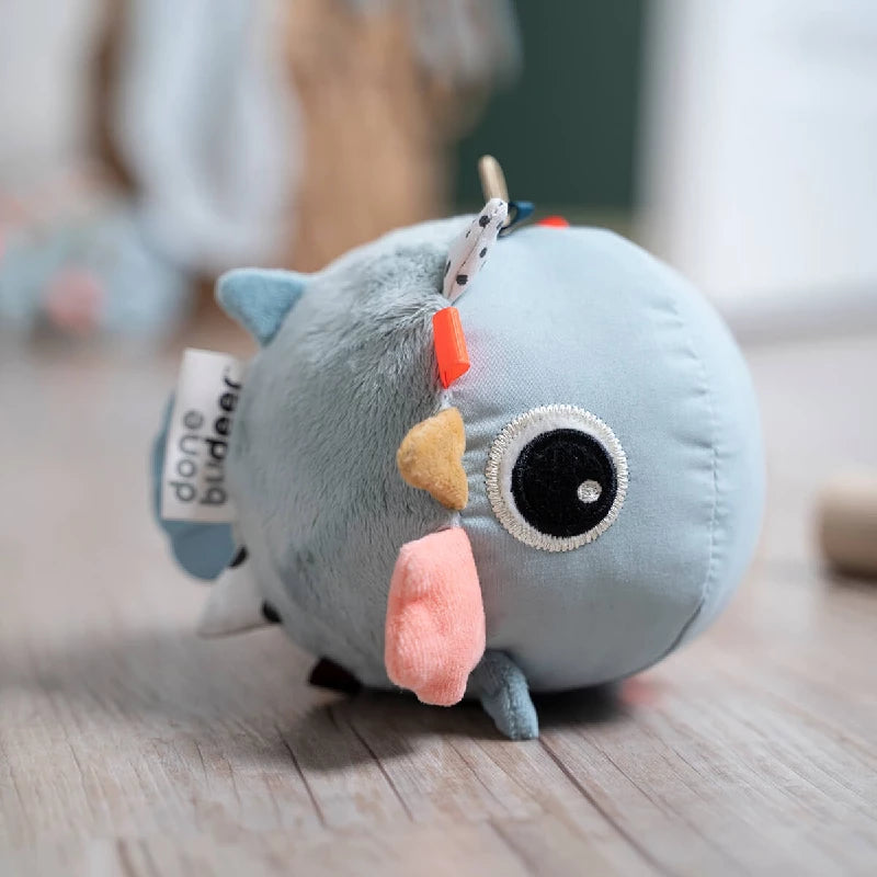 Done by Deer Aktivitetsbold Puffee Blå