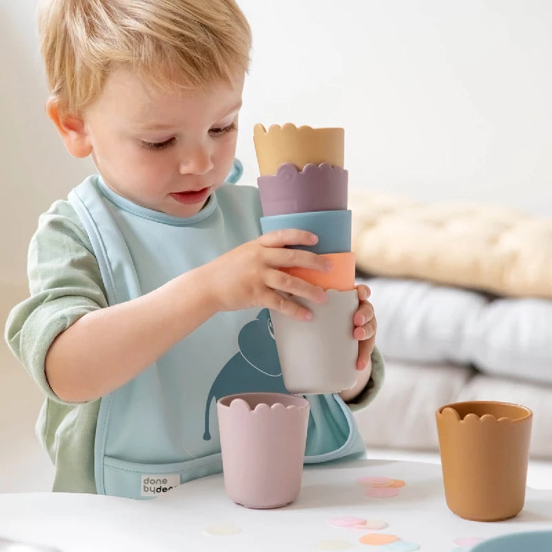 Done by Deer Kiddish mini kop 2 stk. Croco Mustard