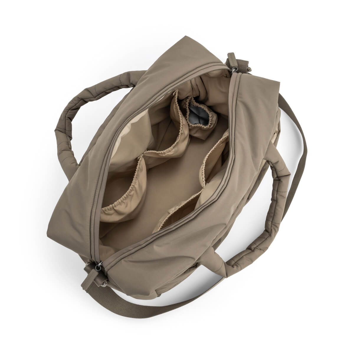 Done by Deer Quiltet pusletaske - Taupe