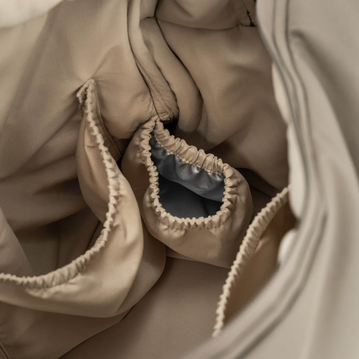 Done by Deer Quiltet pusletaske - Taupe