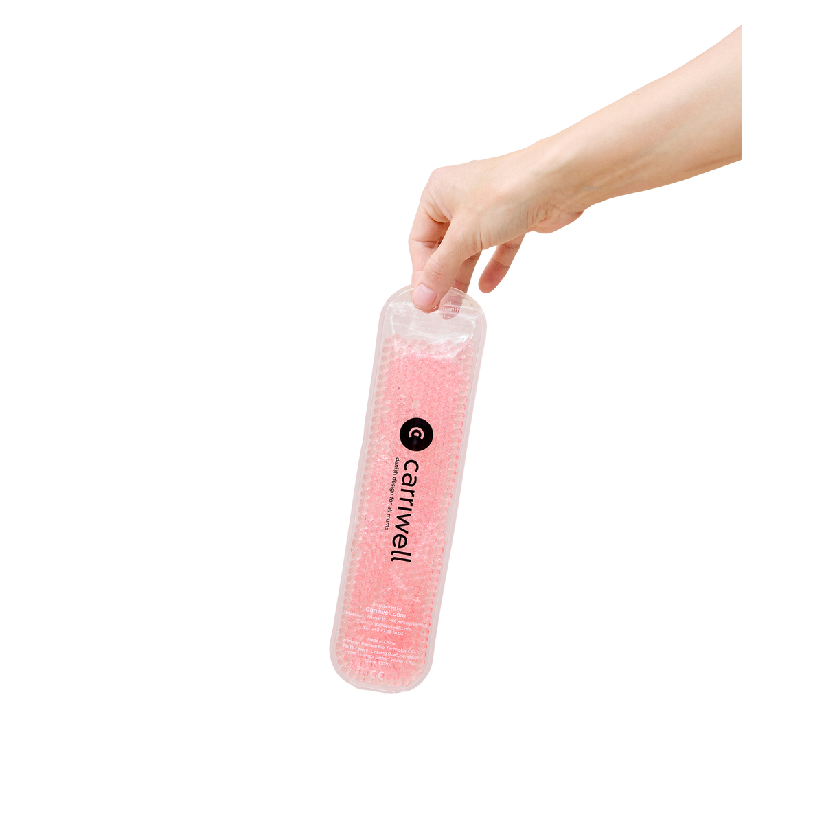Carriwell Varmende & kølende gelépude m/ultrablødt overtræk (2 Pak) - pink