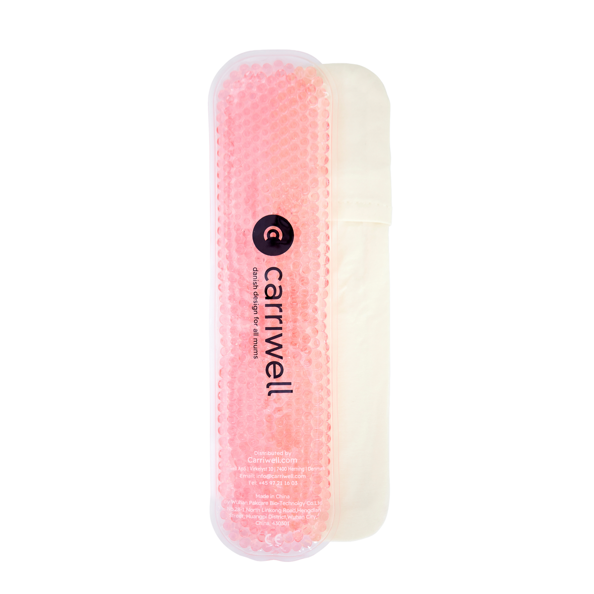 Carriwell Varmende & kølende gelépude m/ultrablødt overtræk (2 Pak) - pink