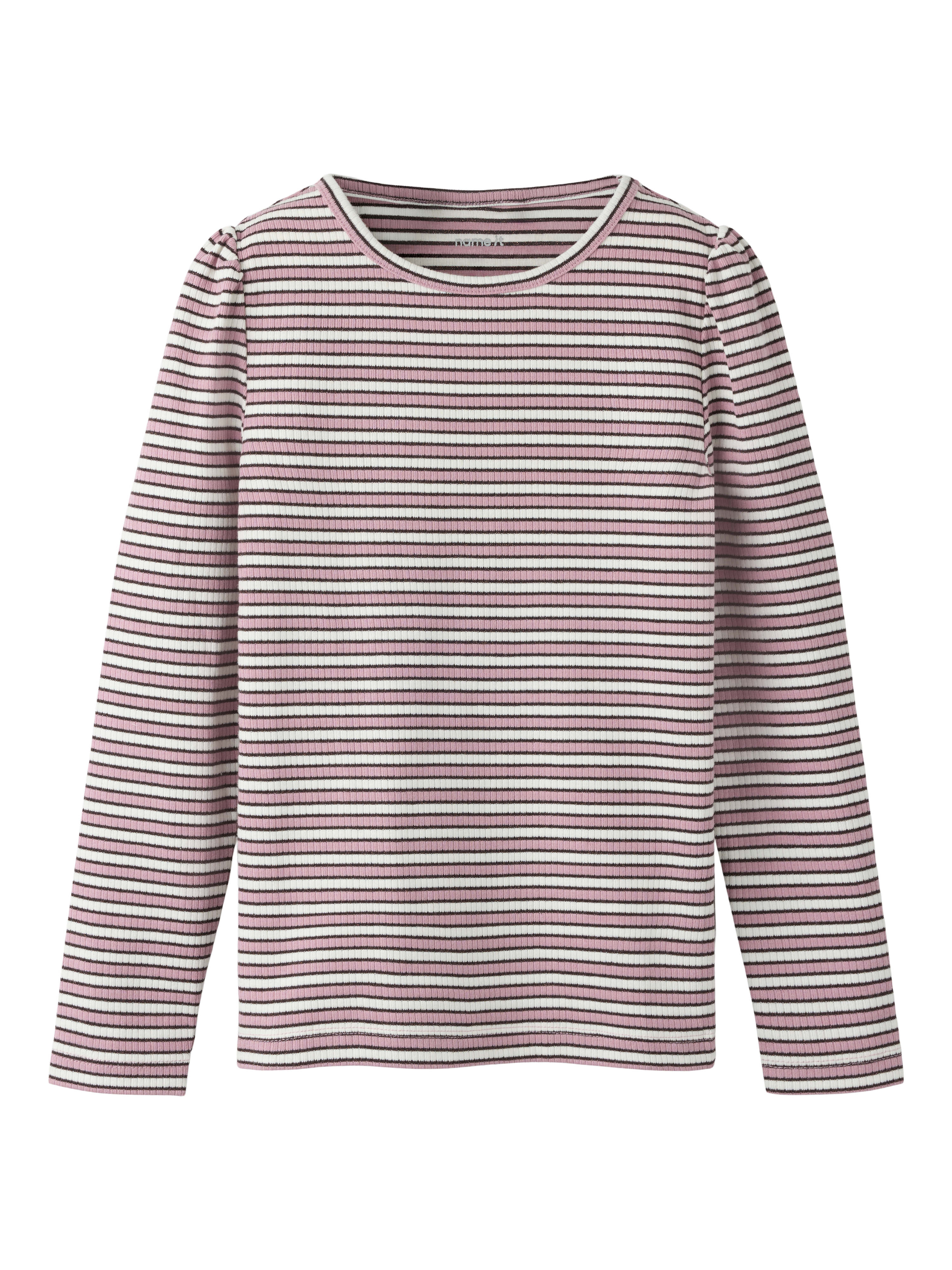 Slim top med striber, str. 92-116