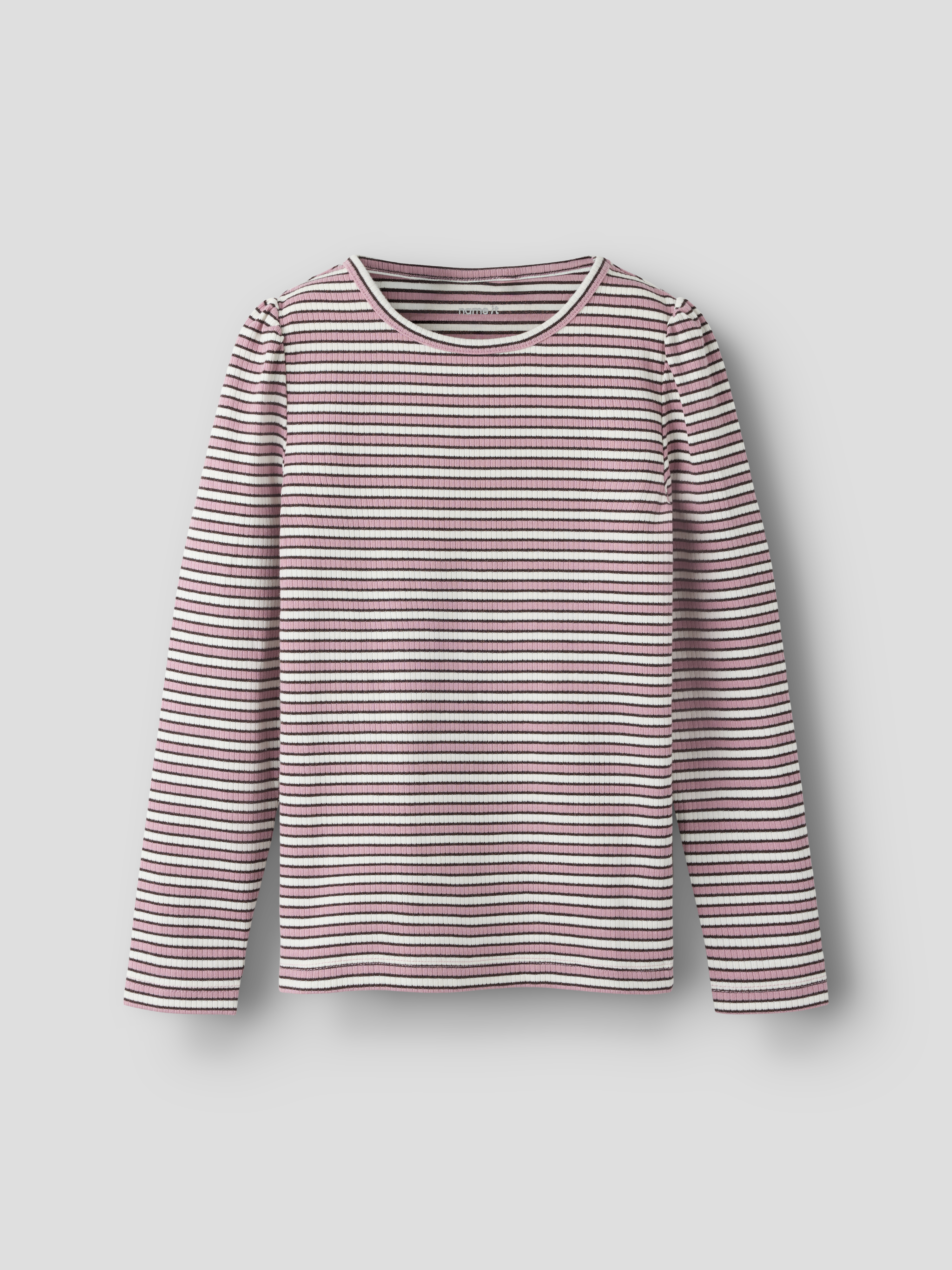 Slim top med striber, str. 92-116