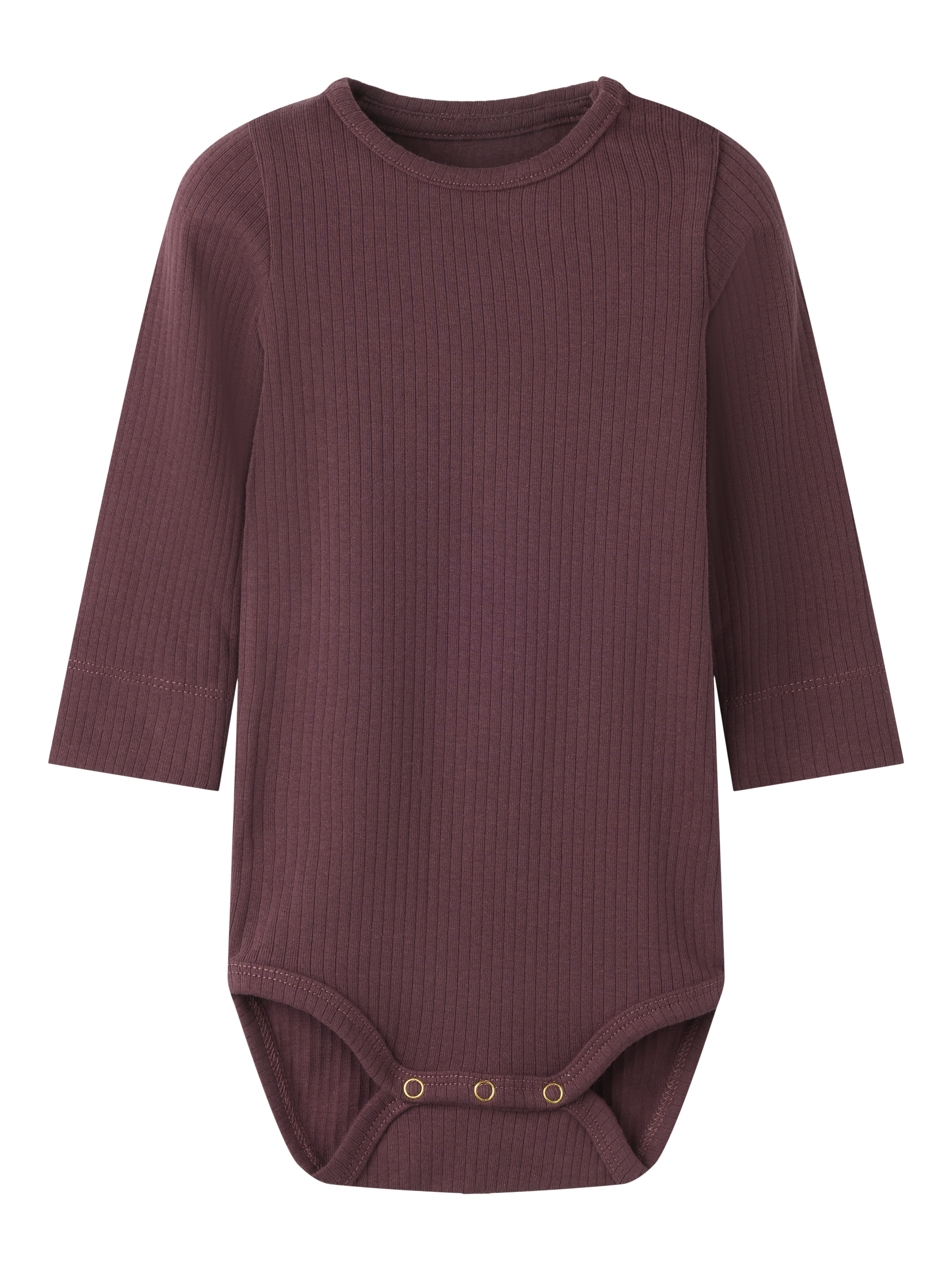Ensfarvet langærmet body, 50-92