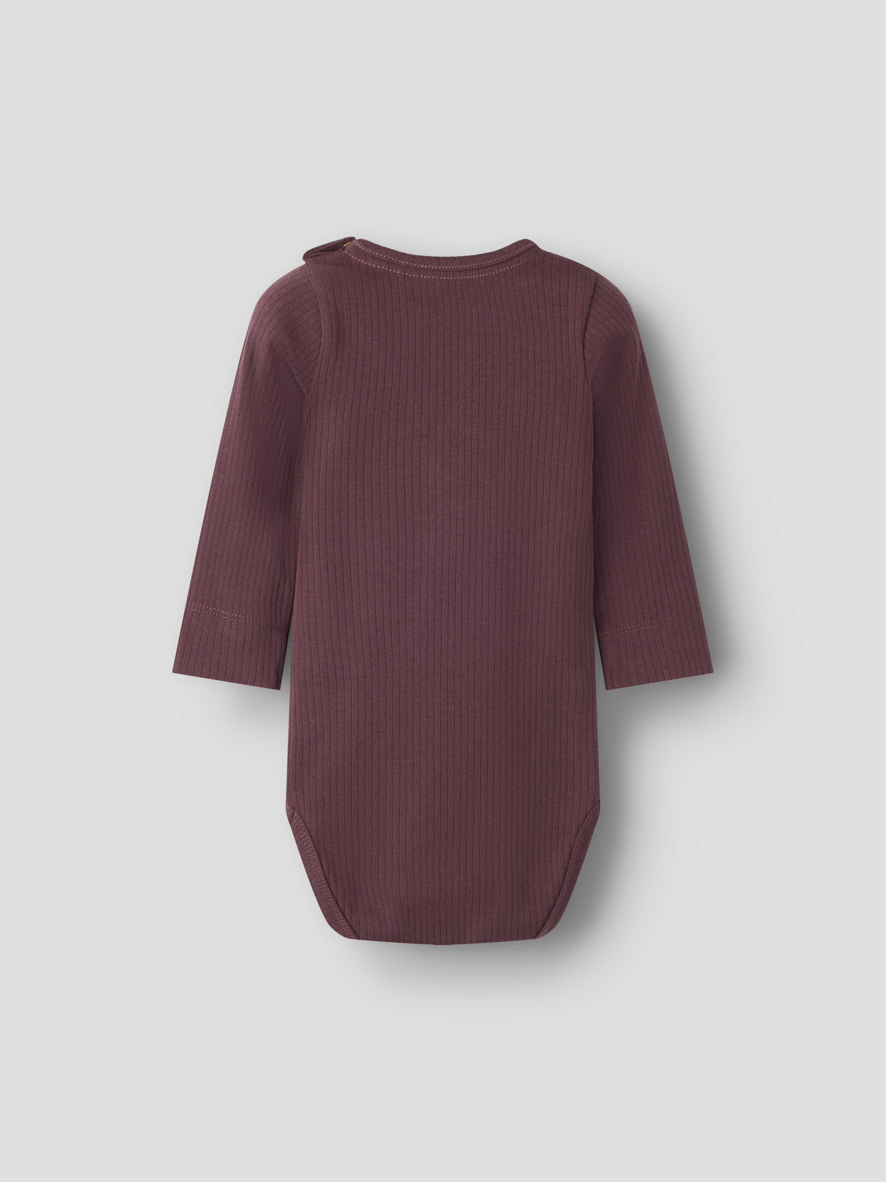 Ensfarvet langærmet body, 50-92