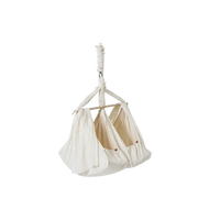 Membantu Premium tvillinge slyngevugge økologisk bomuld - beige