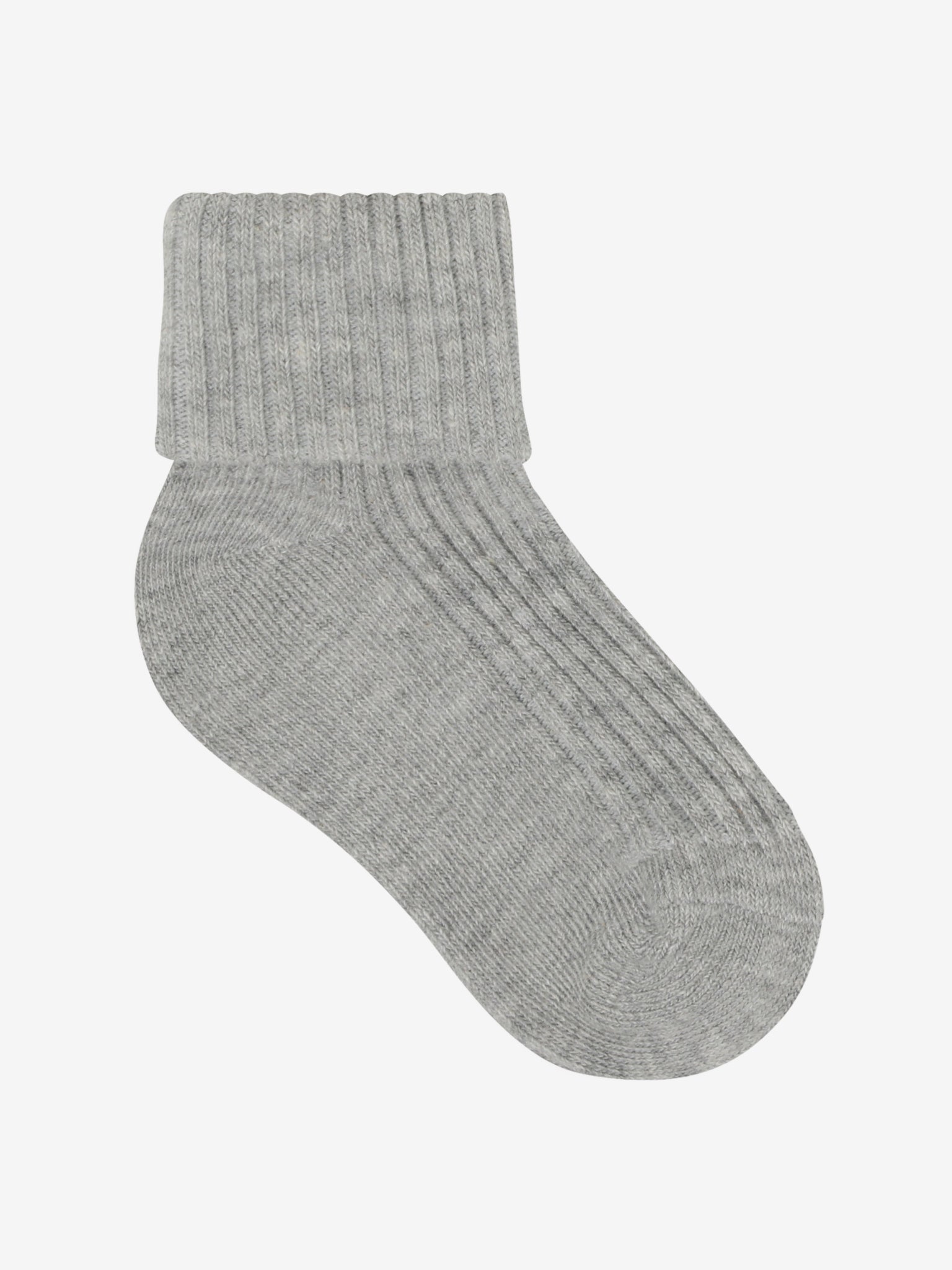 Minymo Rib Sokker 3-pak - Light Grey Melange