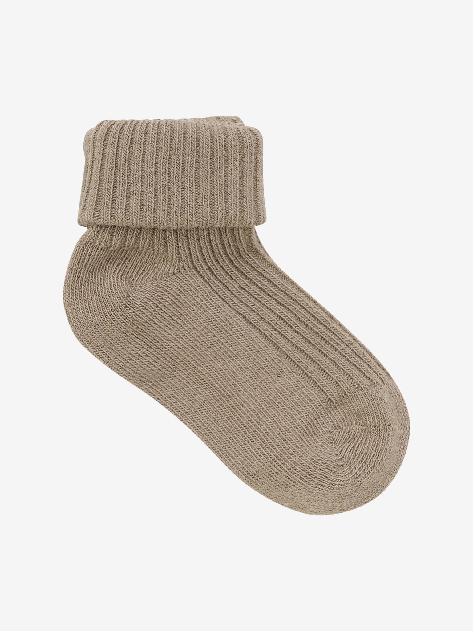 Minymo Rib Sokker 3-pak - Light Taupe
