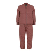 CeLaVi Coated Termosæt m/Fleece- Mahogany