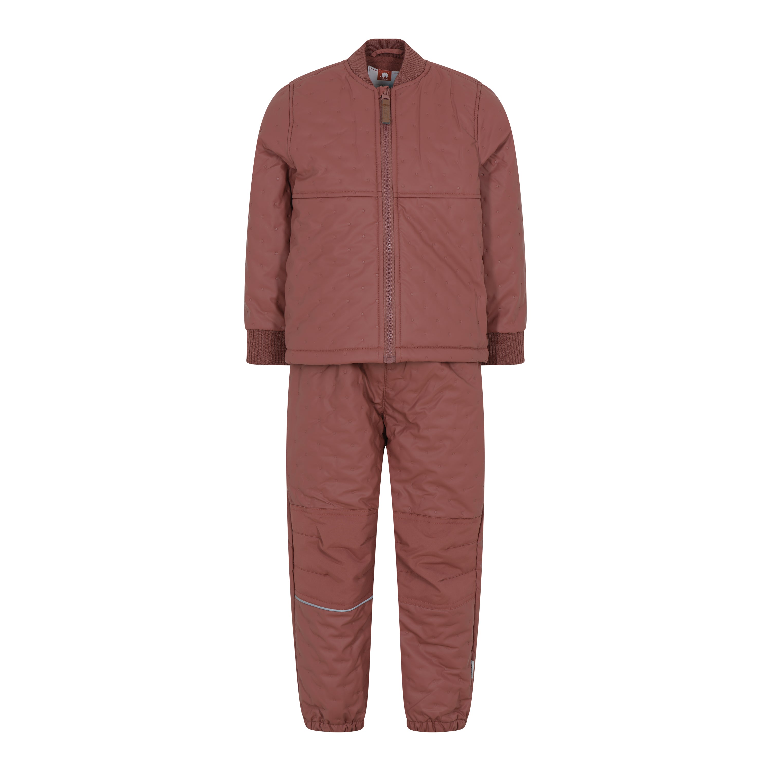 CeLaVi Coated Termosæt m/Fleece- Mahogany