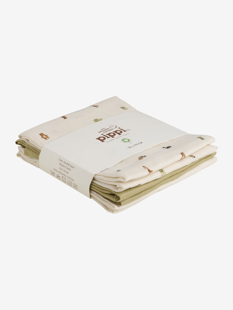 Pippi Stofbleer 3-pak - Woodsmoke