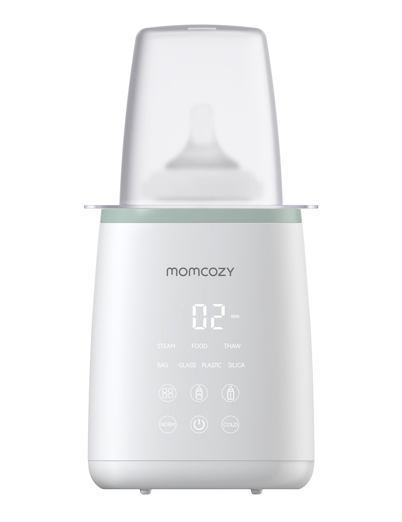 Momcozy 6-i-1 hurtig flaskevarmer