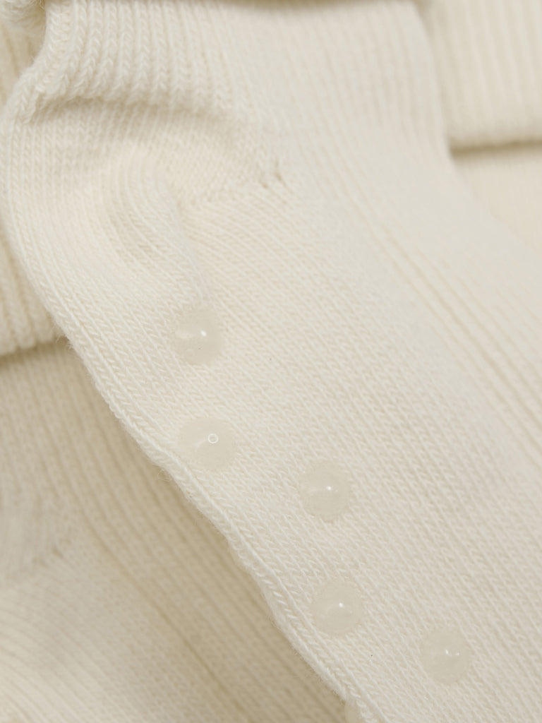 Baby rib sock m. ABS (2-pack) - Off White