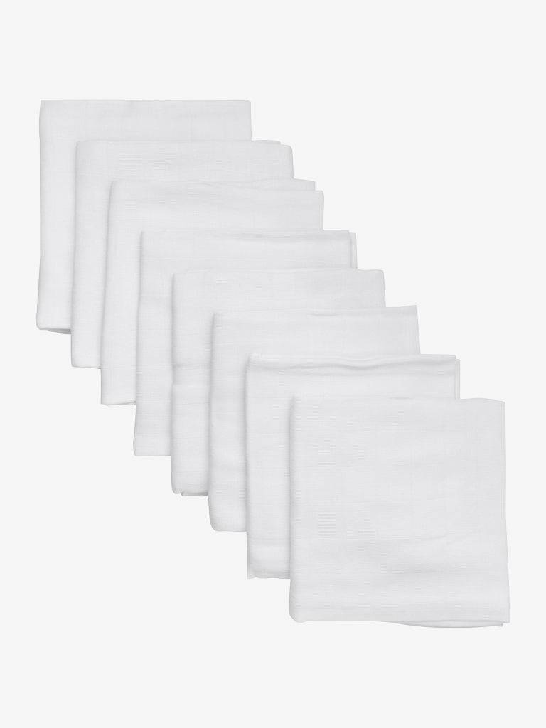 Pippi Stofbleer Hvide 8-pak