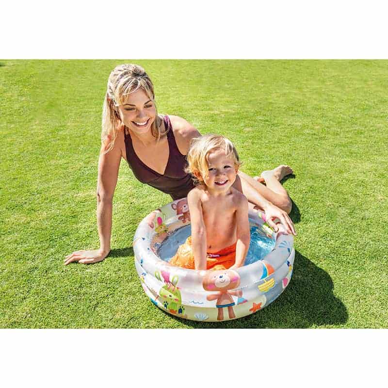 INTEX 3-Ring Baby Pool - 28L - 61x22 Cm.