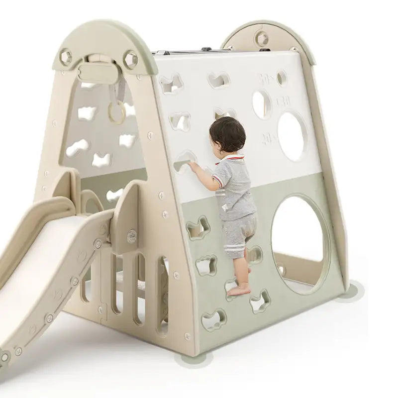 Kids Zone aktivitets hus med rutsjebane og gynge