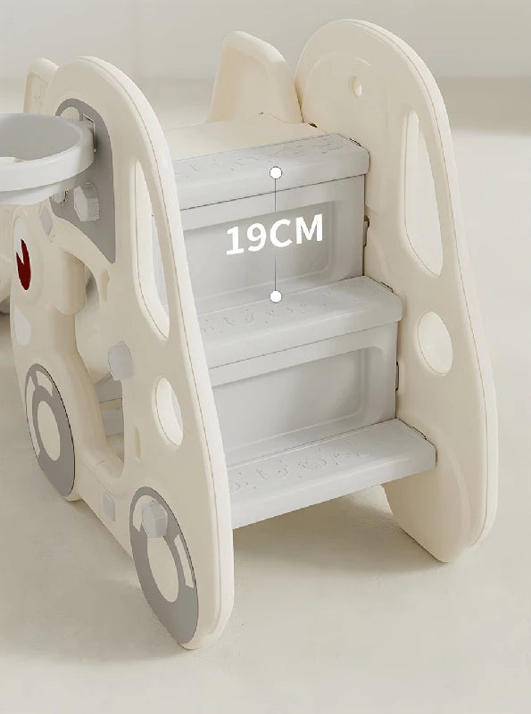 Kids Zone bil med rutsjebane og basket