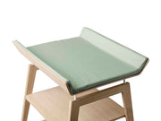 Puslehyndebetræk til Leander Linea puslebord Sage green