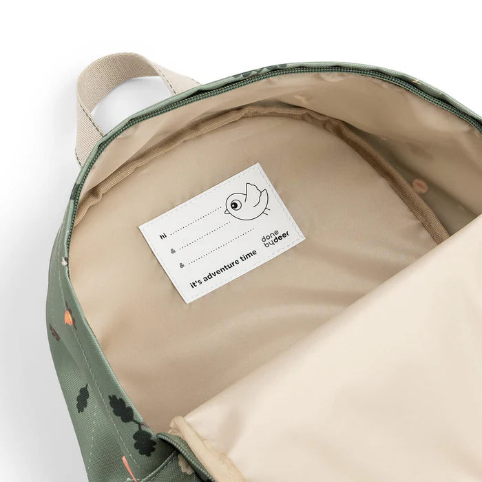 Done by Deer Børnerygsæk Tiny trails 7,5 L - grøn