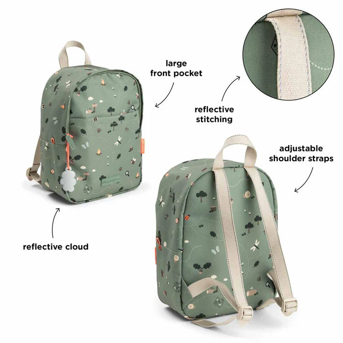 Done by Deer Børnerygsæk Tiny trails 7,5 L - grøn