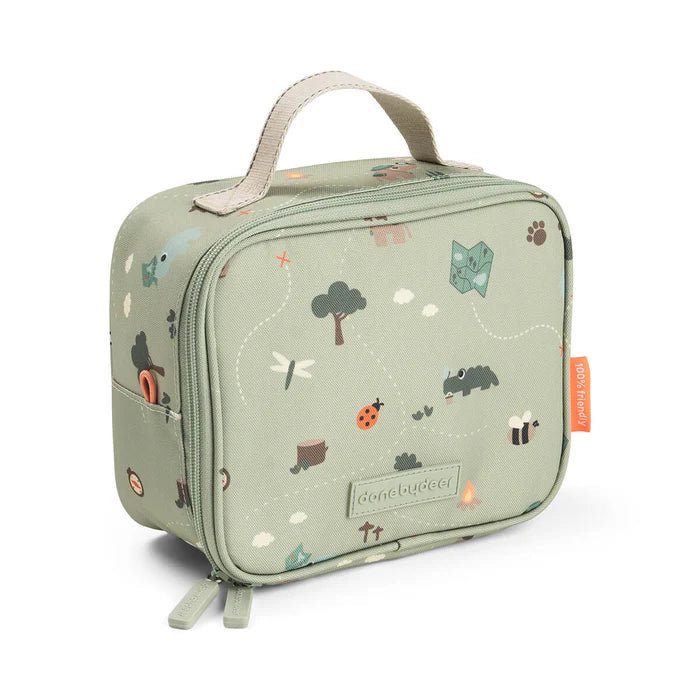 Done by Deer Lille termotaske Tiny trails 2,8L - grøn
