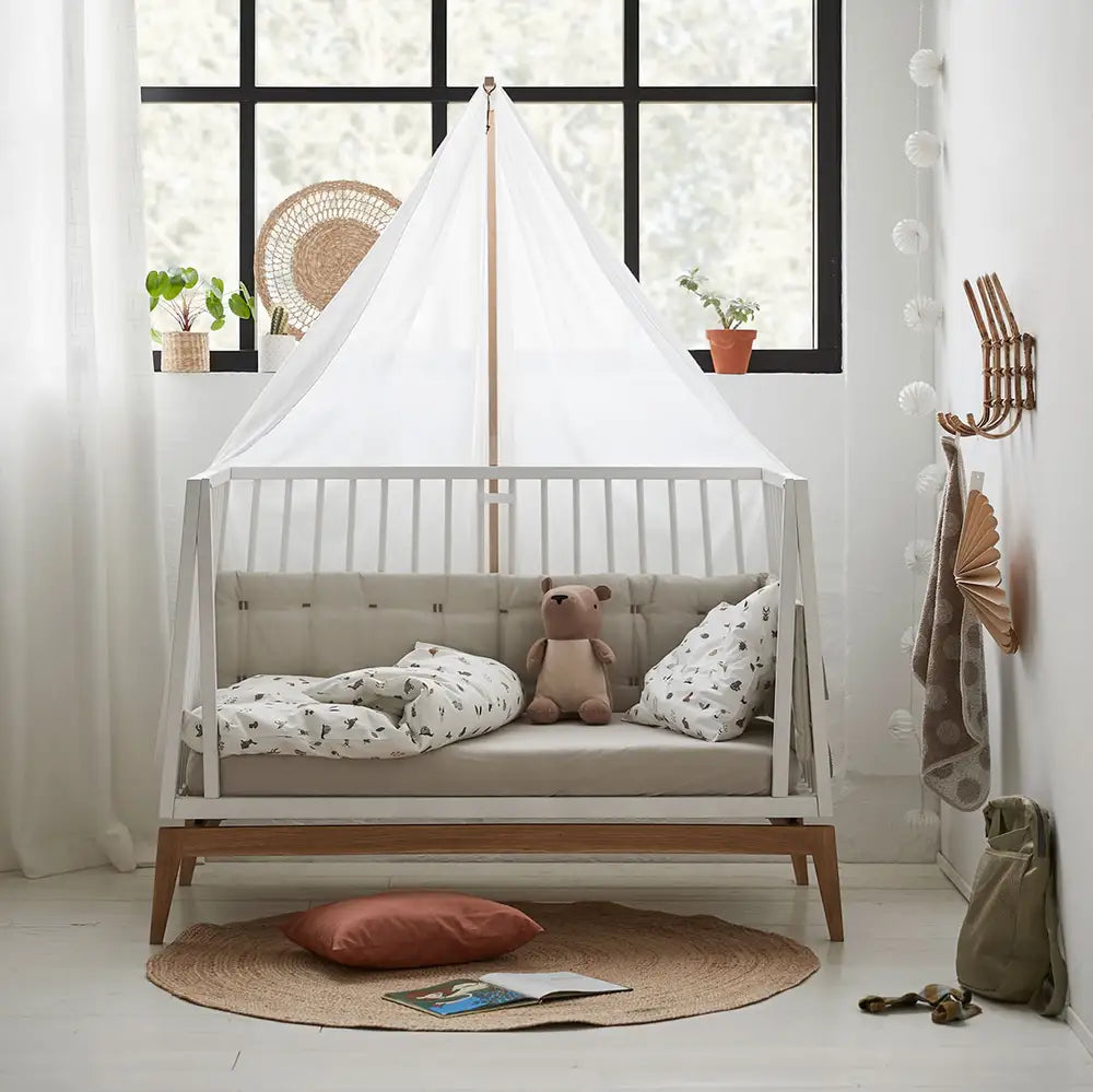 Leander Luna™ babyseng - 140x70 cm - hvid eg