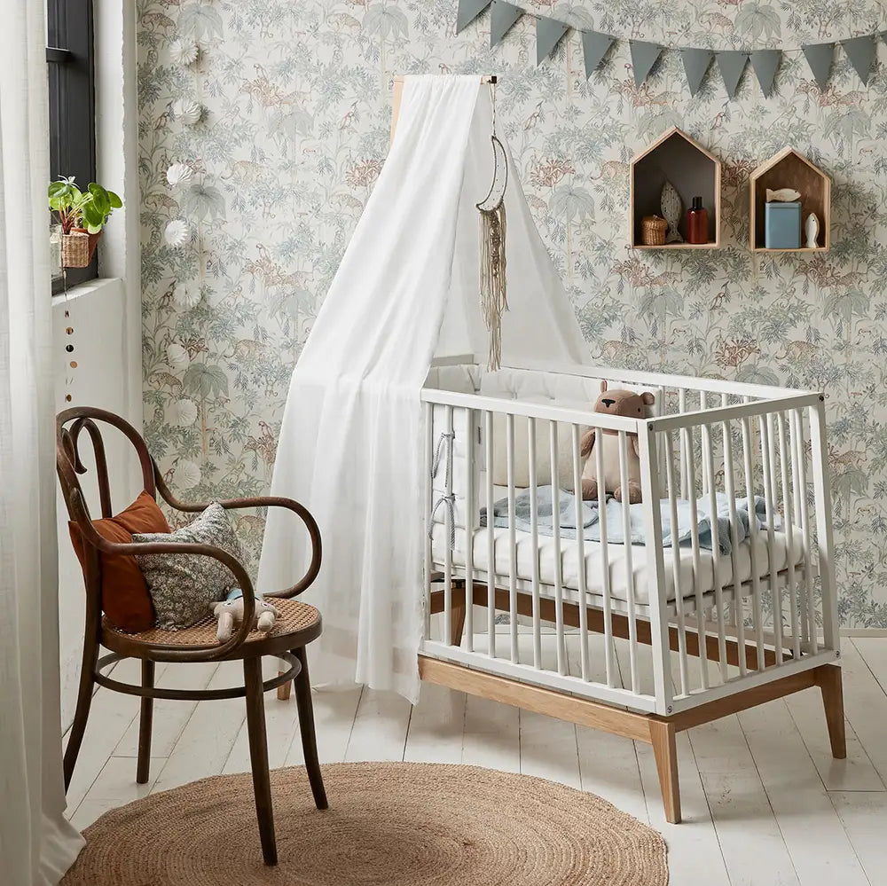 Leander Luna™ babyseng - 140x70 cm - hvid eg