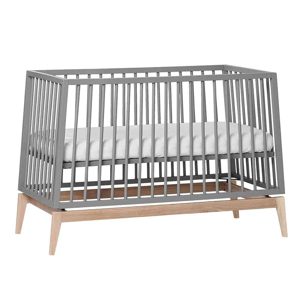 Leander Luna™ babyseng - 120x60 cm - grå eg