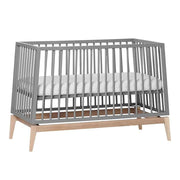 Leander Luna™ babyseng - 120x60 cm - grå eg