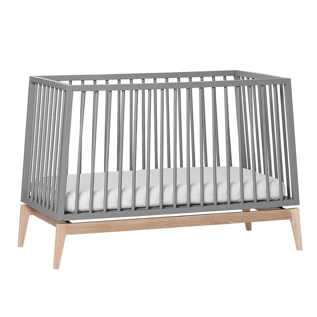 Leander Luna™ babyseng - 120x60 cm - grå eg