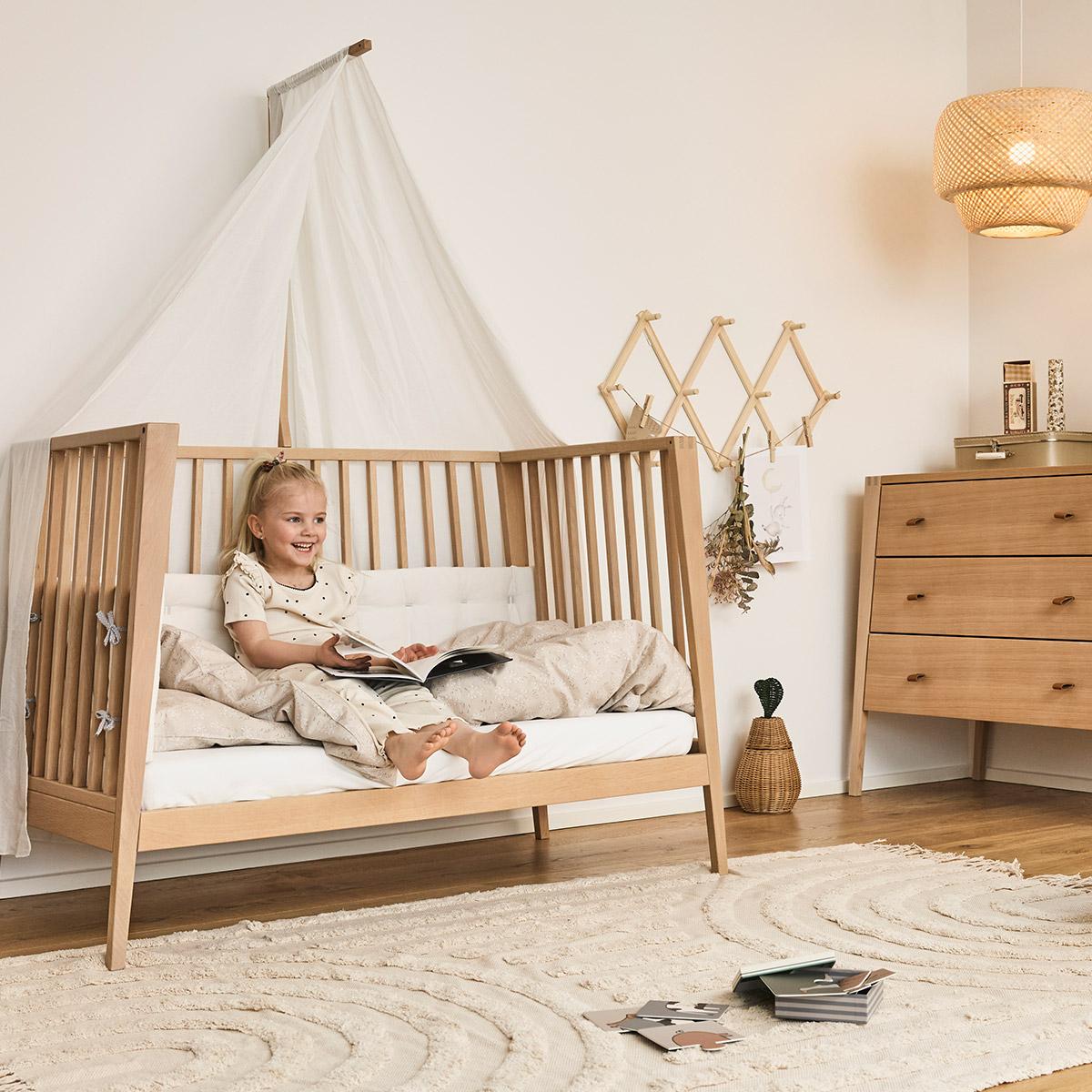 Leander Linea Babyseng inkl. Himmelpind - Eg