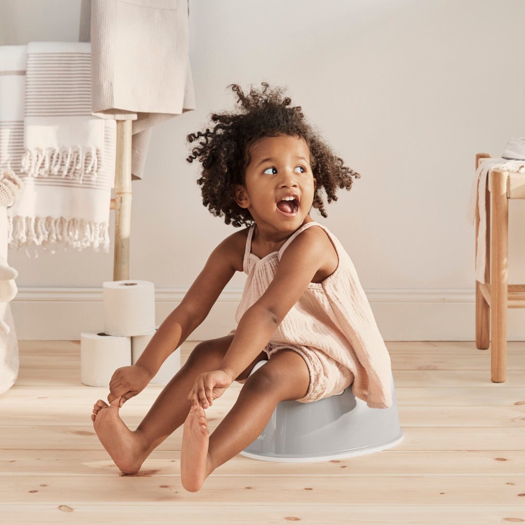 BabyBjörn Smart Potte - Grå/Hvid