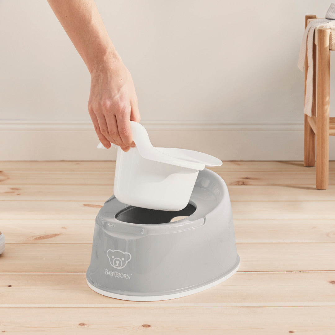 BabyBjörn Smart Potte - Grå/Hvid