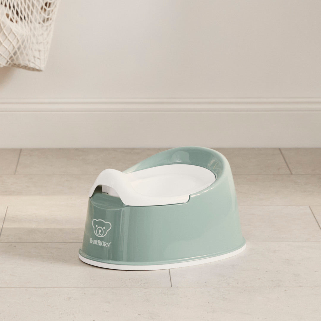 BabyBjörn Smart Potte - Grågrøn/Hvid