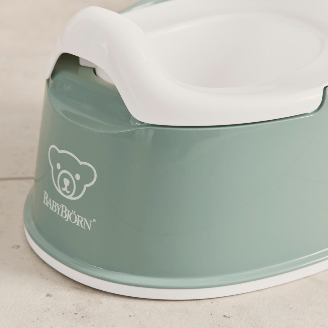 BabyBjörn Smart Potte - Grågrøn/Hvid