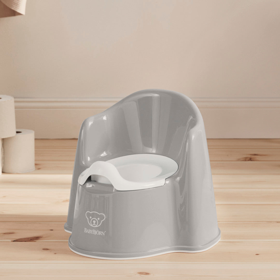 BabyBjörn Pottestol - Grå/Hvid