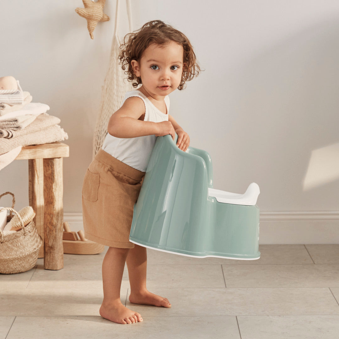 BabyBjörn Pottestol - Grågrøn/Hvid