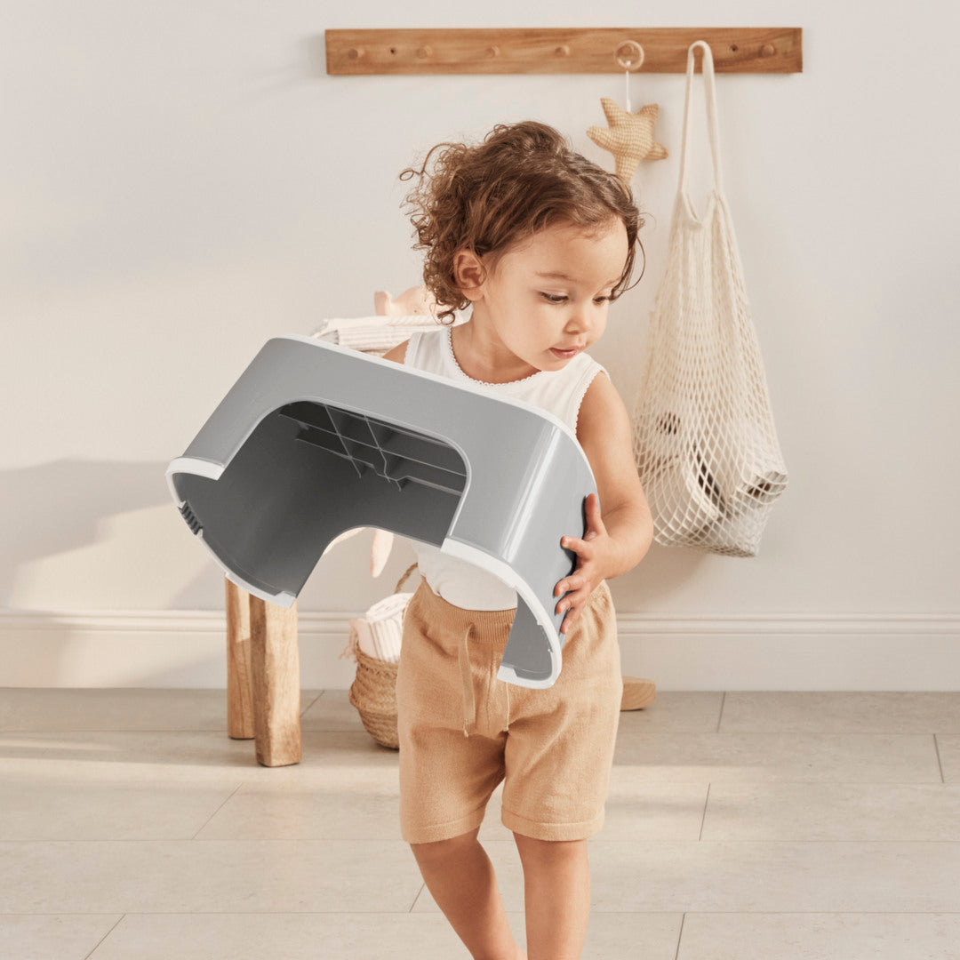 BabyBjörn Børnetaburet - Grå/Hvid
